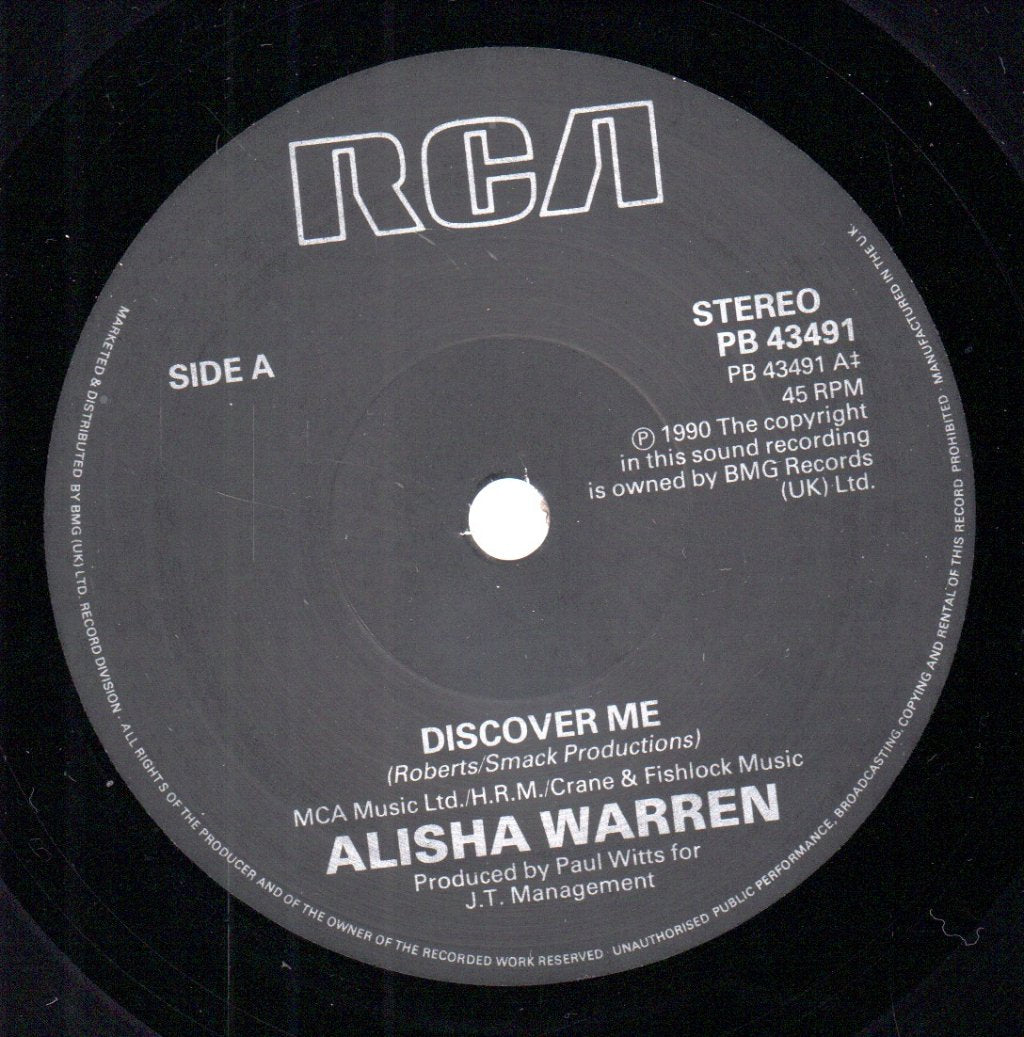 Alisha Warren - Discover Me - 7 Inch