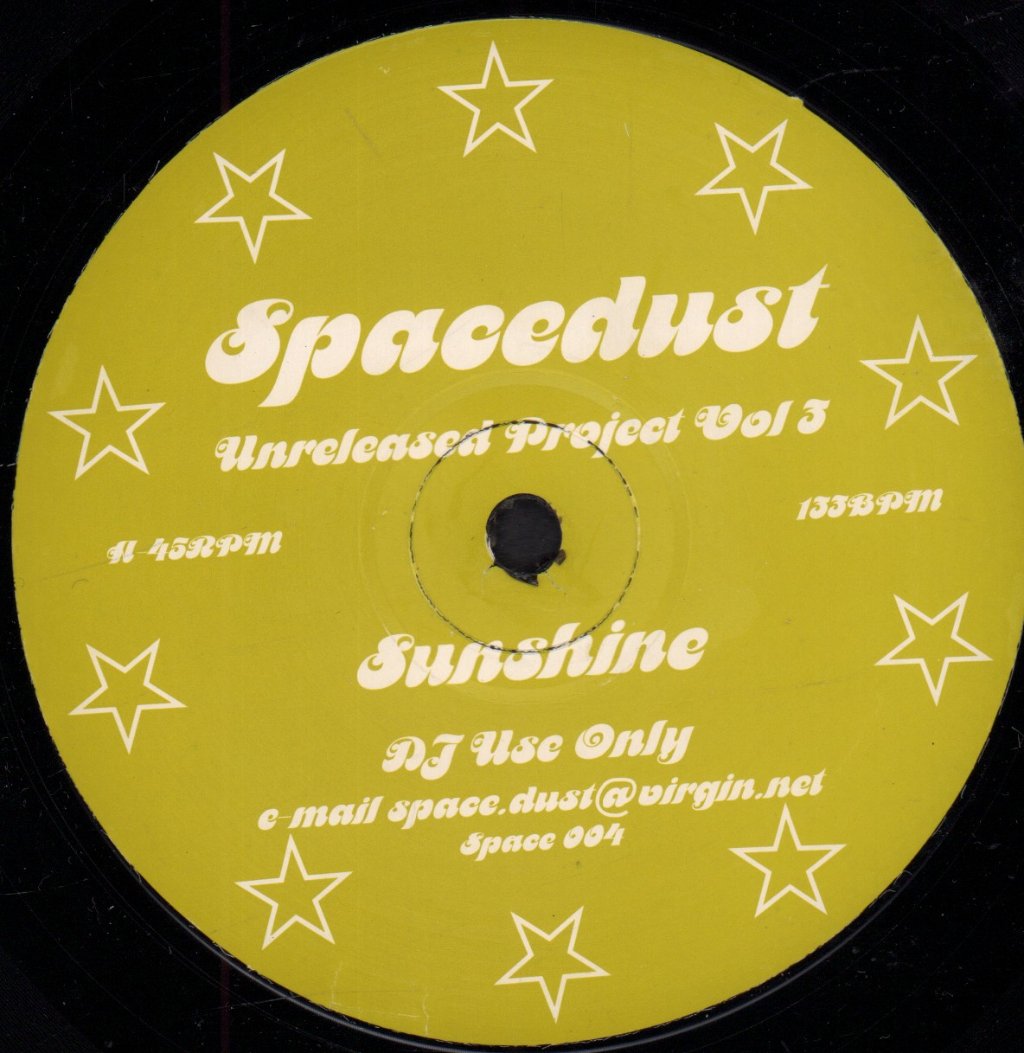 Spacedust - Unreleased Project Vol 3 - 12 Inch