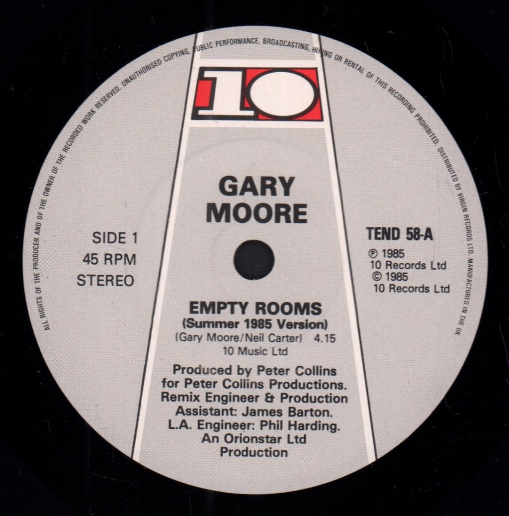 Gary Moore - Empty Rooms - Double 7 Inch