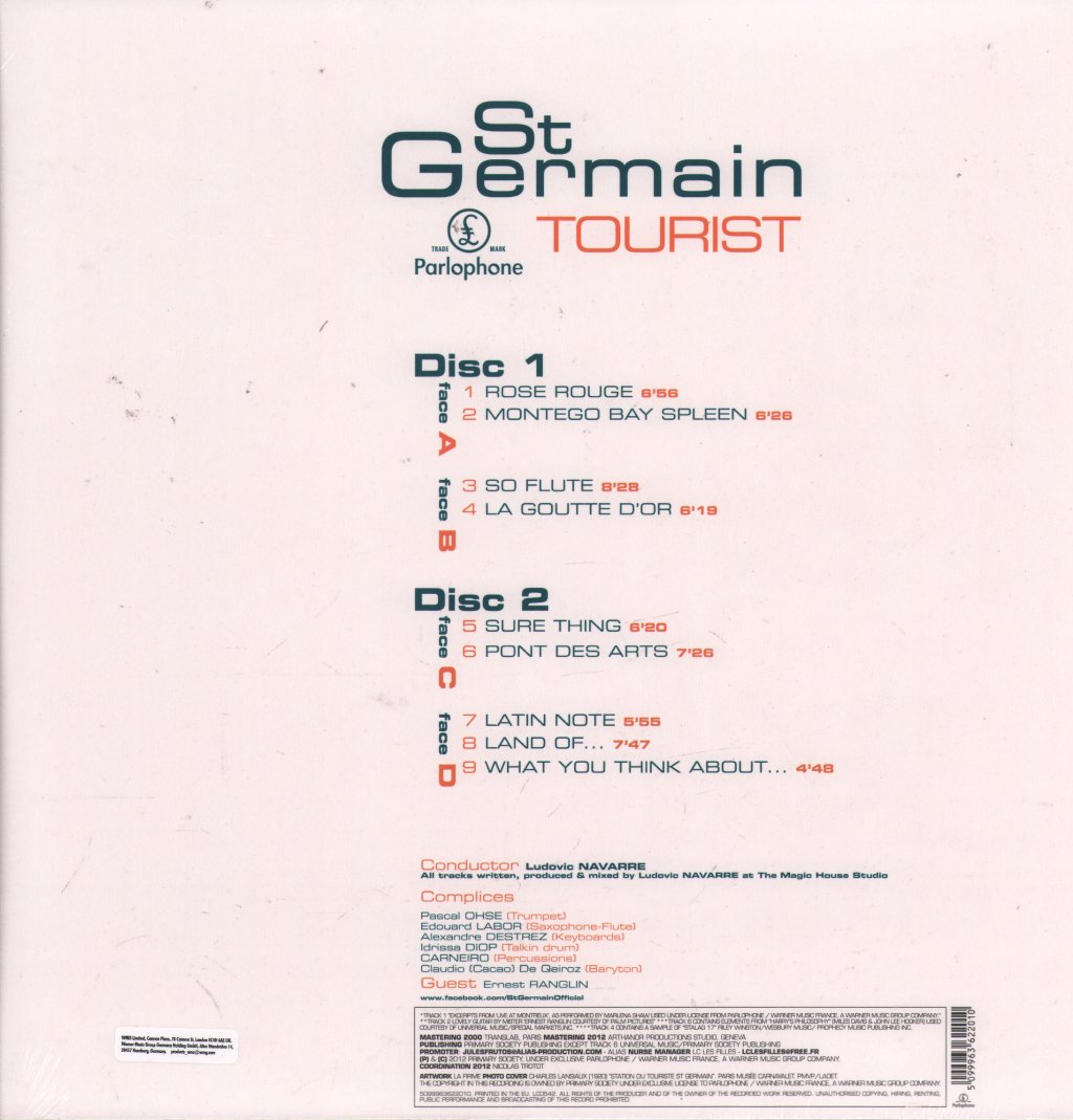 St Germain - Tourist - Double Lp