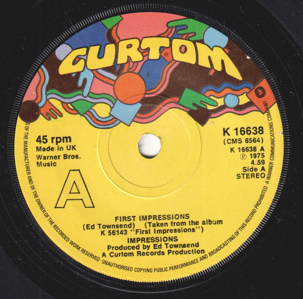 Impressions - First Impressions - 7 Inch