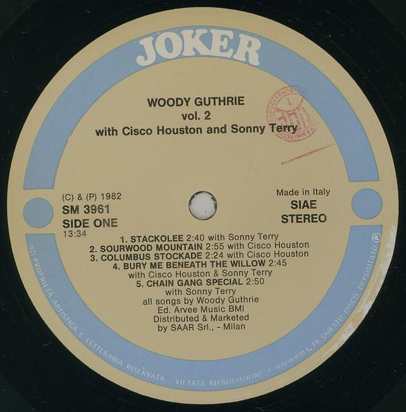 Sonny Terry - Woody Guthrie Vol. 2 - Lp