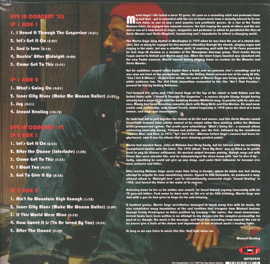 Marvin Gaye - Let's Get It On.... Live - Double Lp