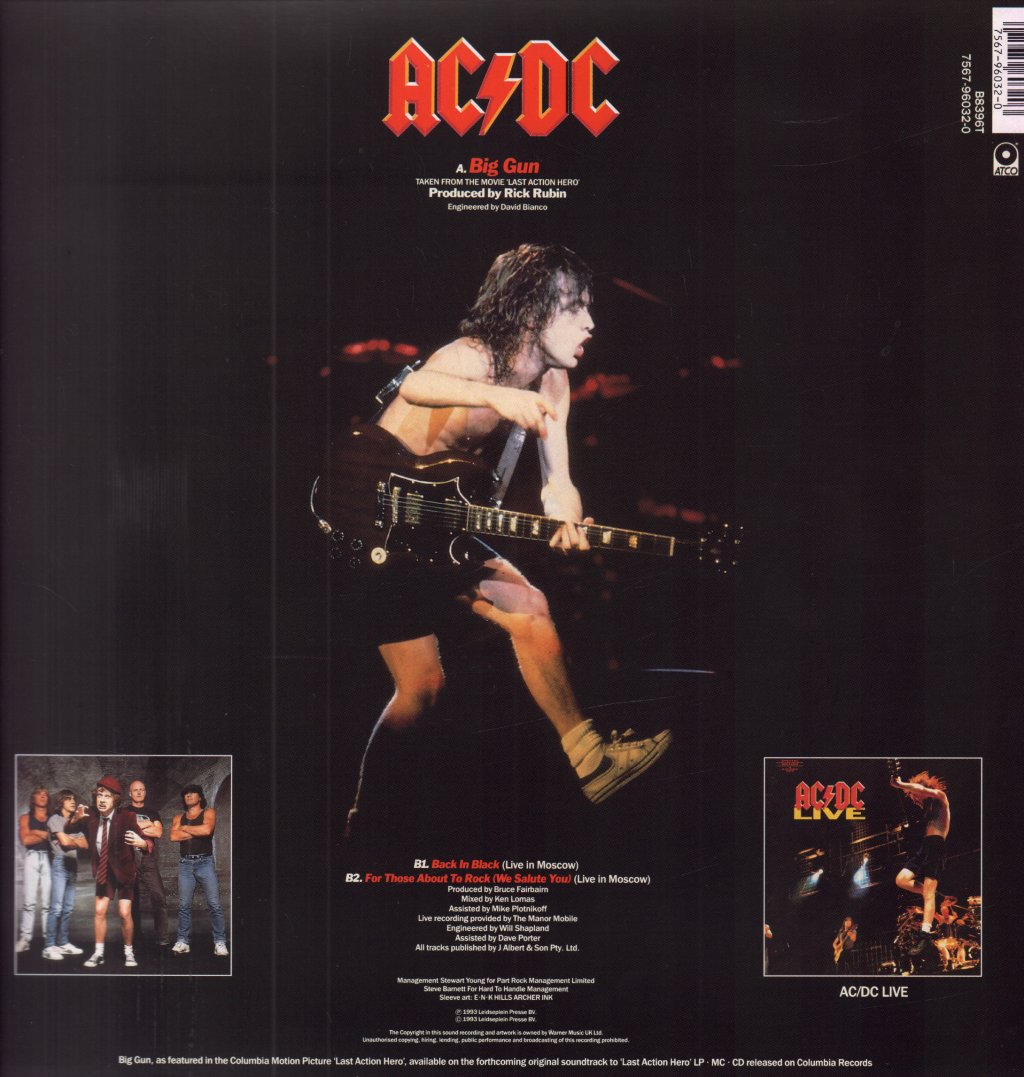 AC/DC - Big Gun - 12 Inch