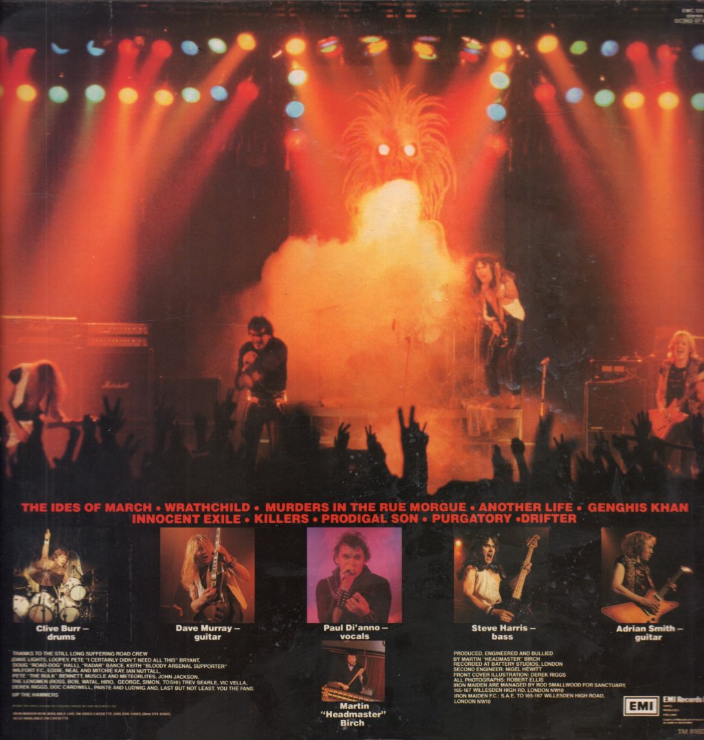 Iron Maiden - Killers - Lp