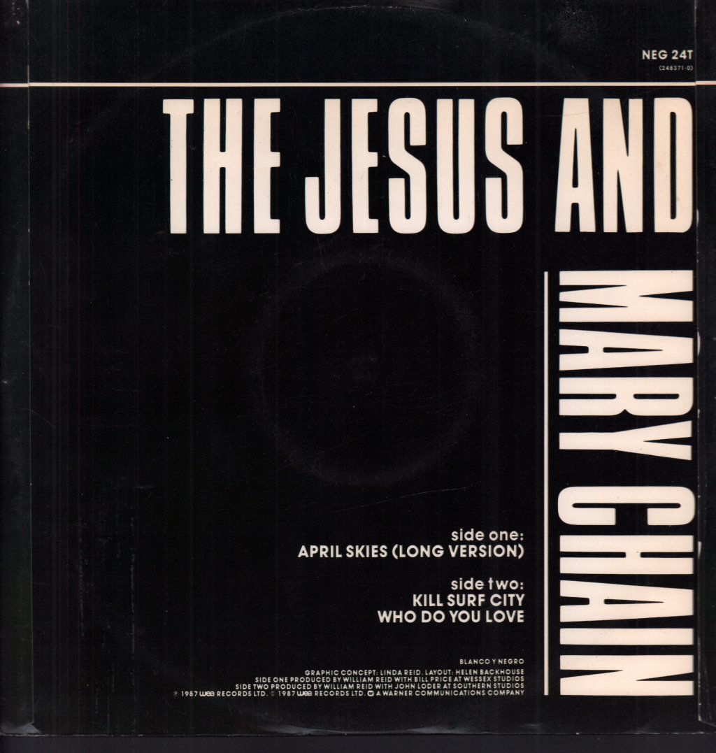 Jesus And Mary Chain - April Skies - 12 Inch