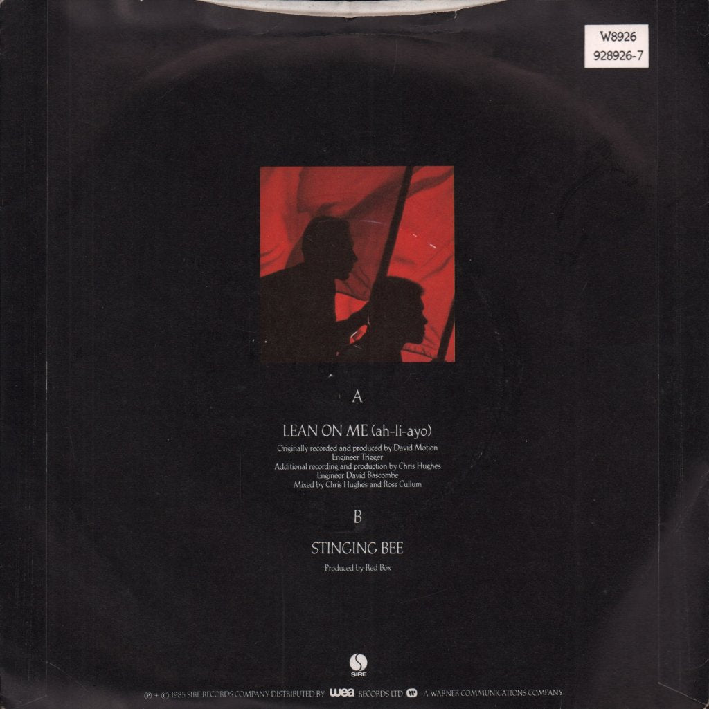 Red Box - Lean On Me - 7 Inch