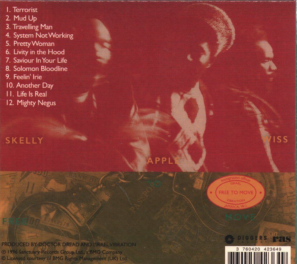 Israel Vibration - Free To Move - Cd