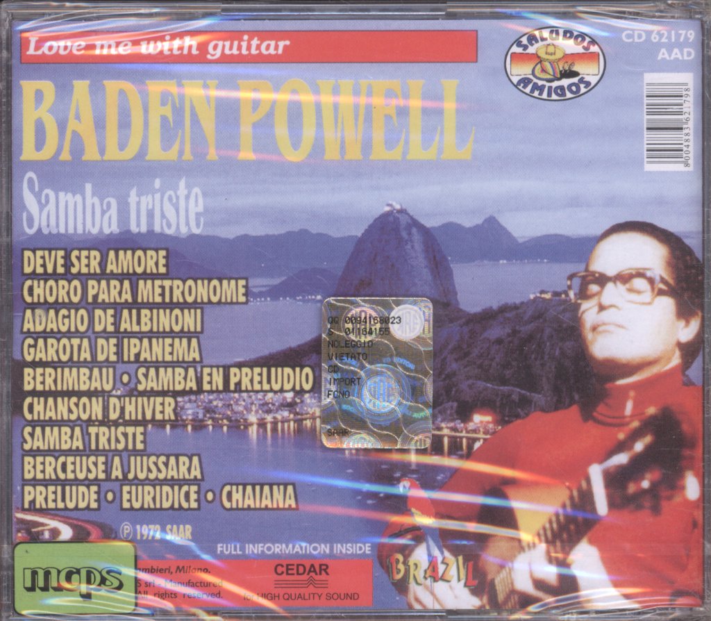 Baden Powell - Love Me With Guitar - Cd