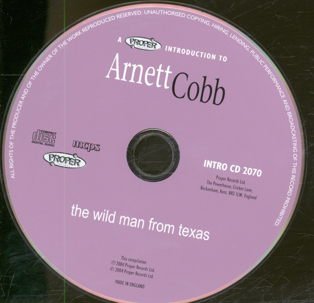 Arnett Cobb - A Proper Introduction To Arnett Cobb: The Wild Man From Texas - Cd