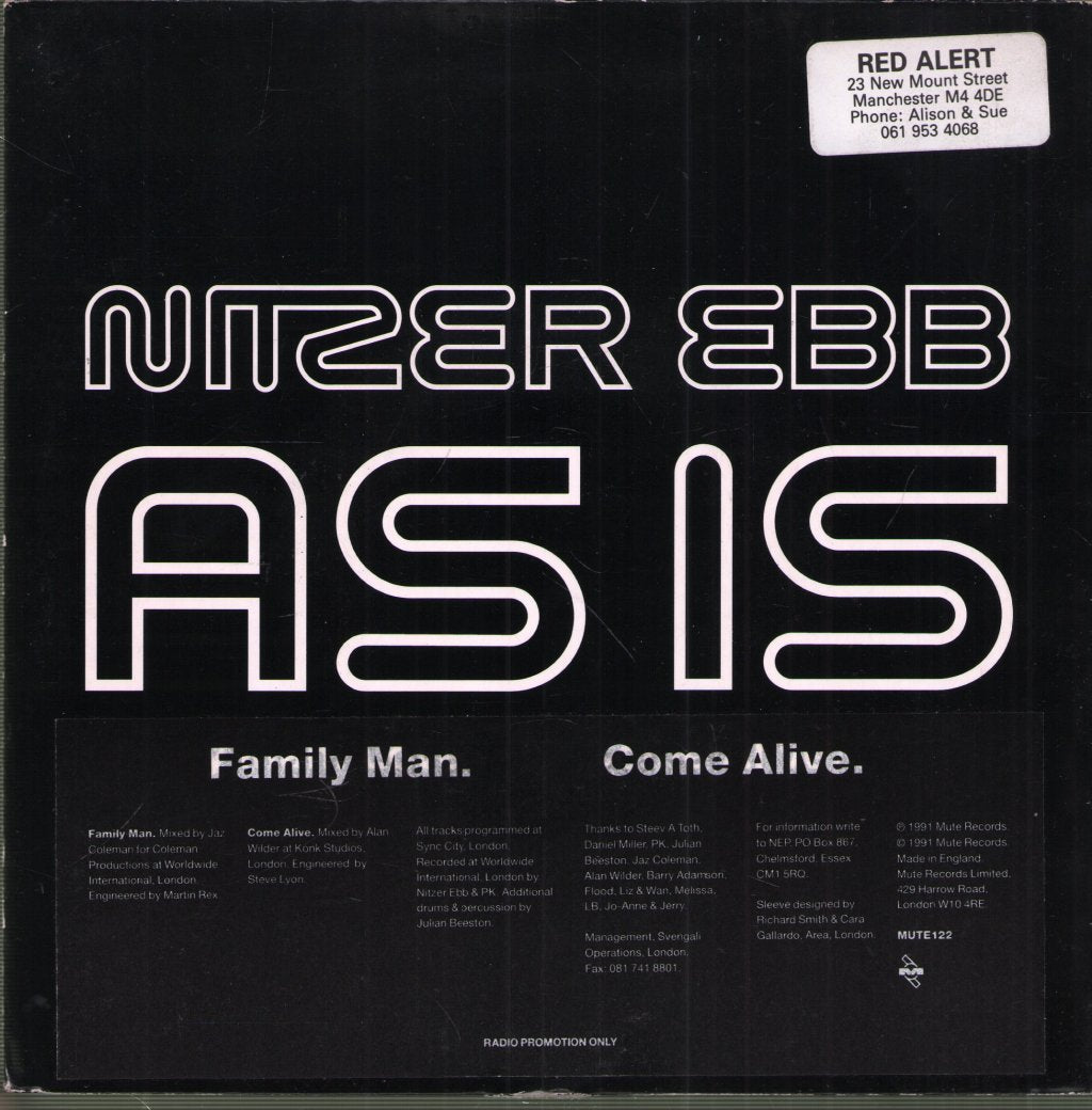 Nitzer Ebb - As Is - 7 Inch