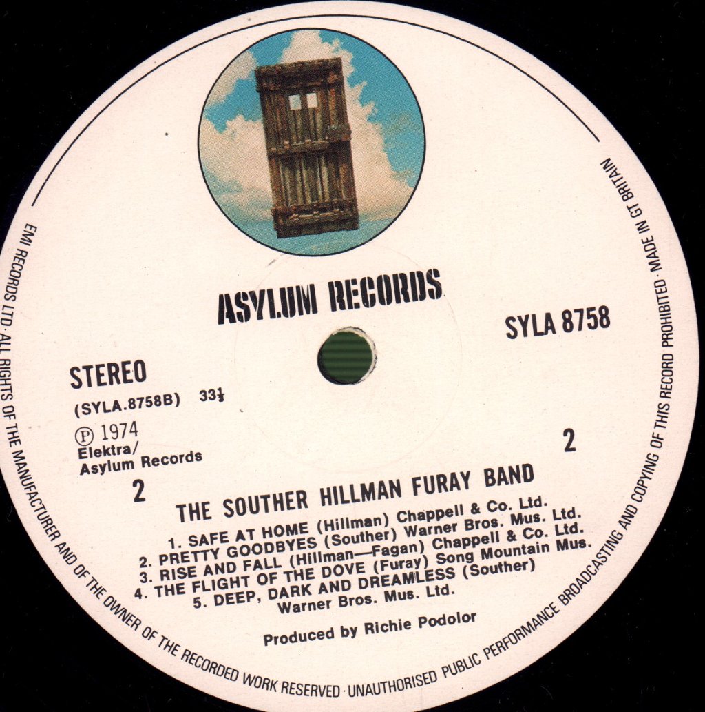 Souther Hillman Furay Band - Souther-Hillman-Furay Band - Lp