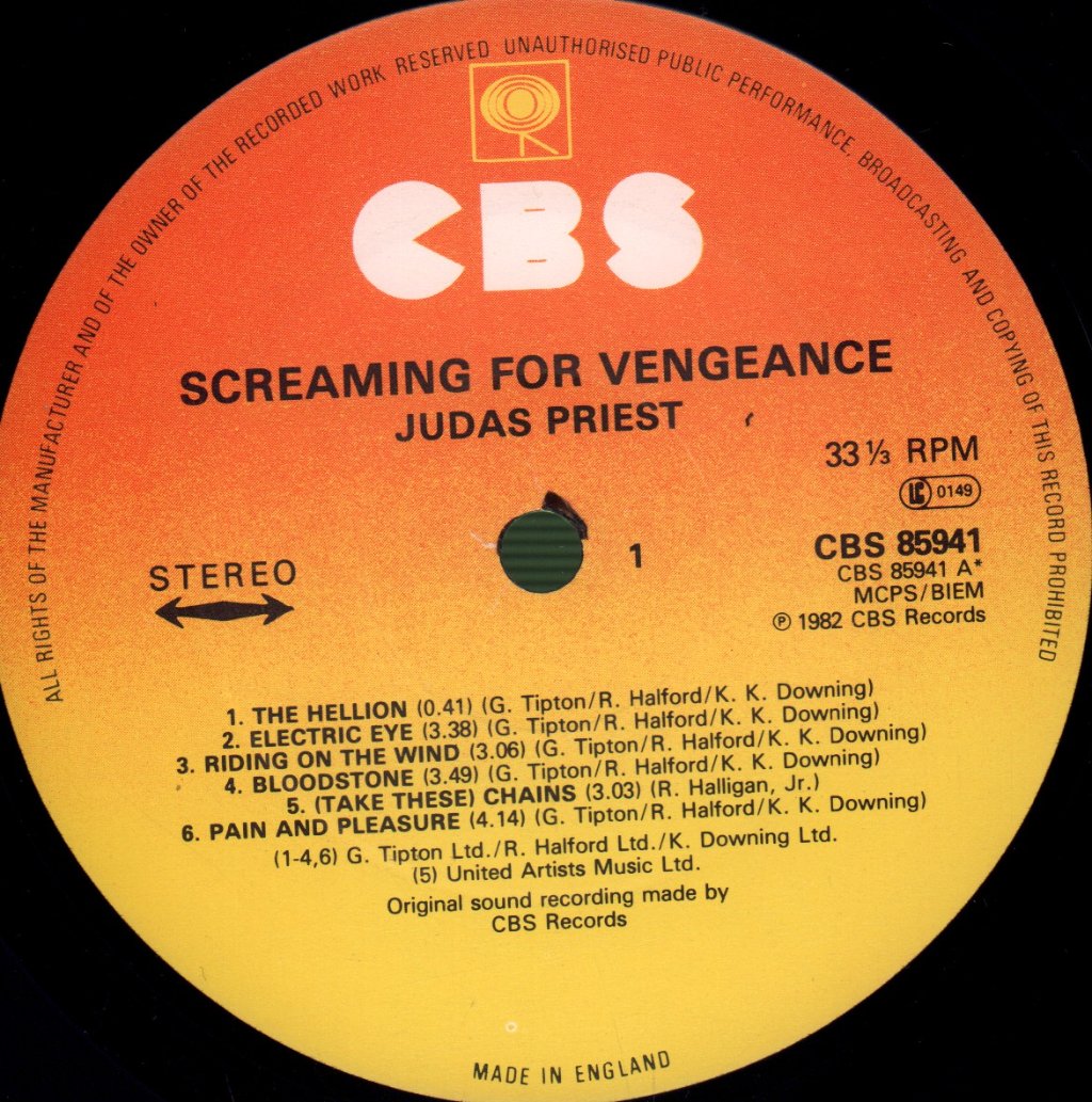 Judas Priest - Screaming For Vengeance - Lp