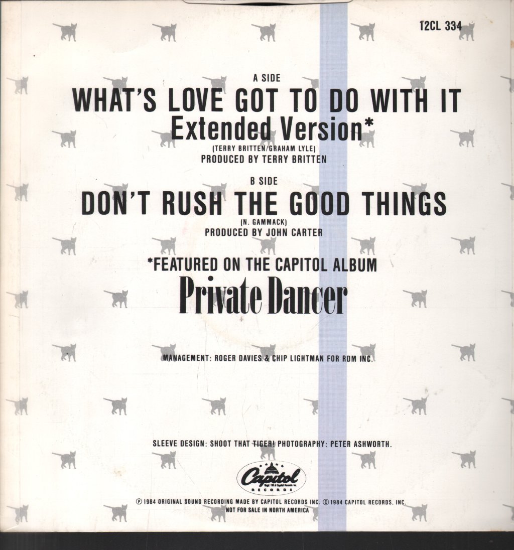 Tina Turner - What's Love Got To Do With It - 12 Inch