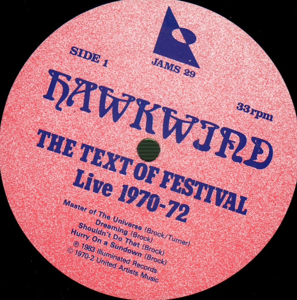 Hawkwind - Text Of Festival - Hawkwind Live 1970-72 - Double Lp