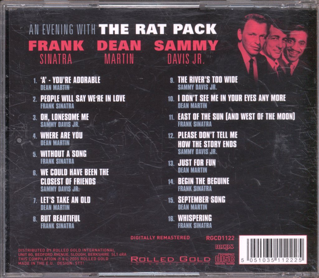 Dean Martin - An Evening With The Rat Pack - Cd