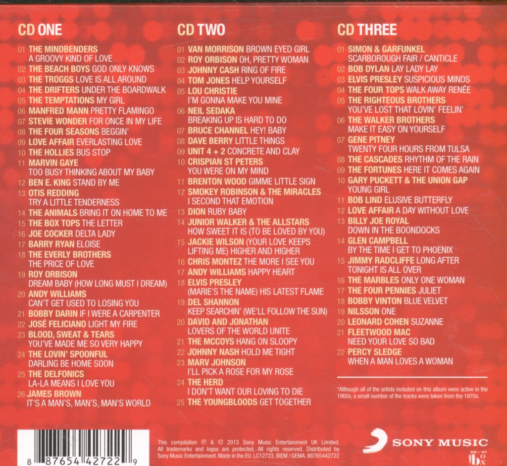 Various Artists - A Groovy Kind Of Love - Triple Cd