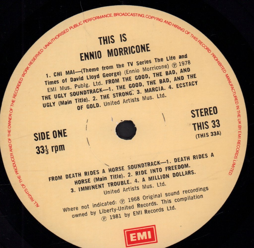 Ennio Morricone - This Is - Lp