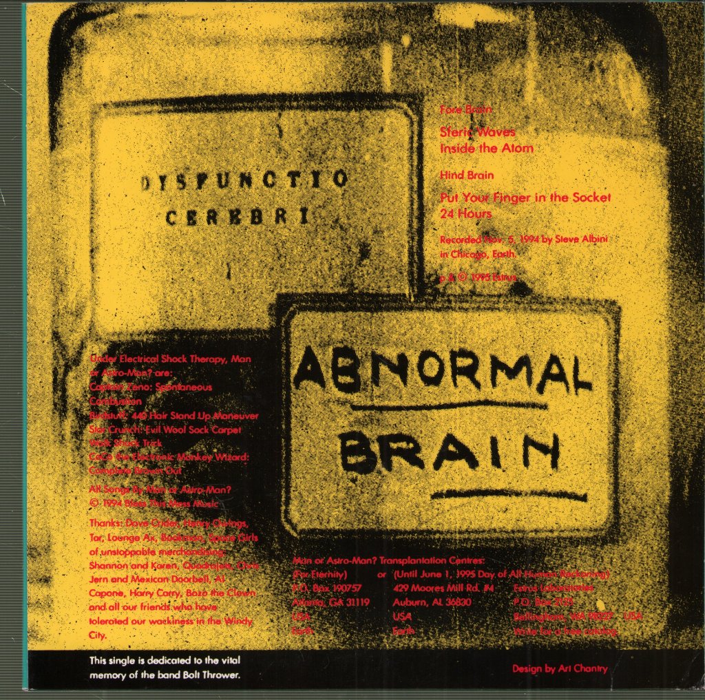 Man Or Astro-Man? - Inside The Head Of ... Mr. Atom - 7 Inch