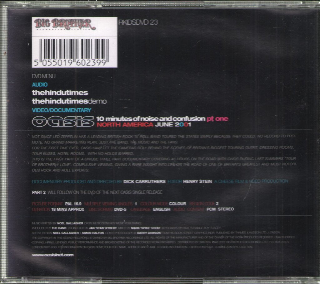 Oasis - Hindu Times - Dvd