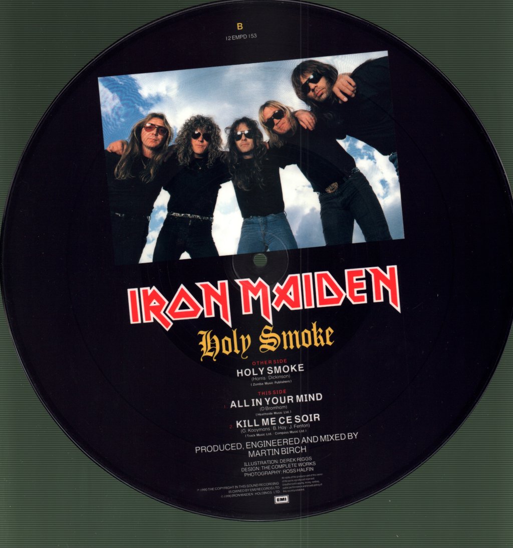 Iron Maiden - Holy Smoke - 12 Inch