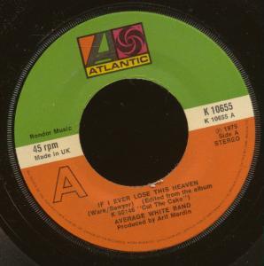 Average White Band - If I Ever Lose This Heaven - 7 Inch