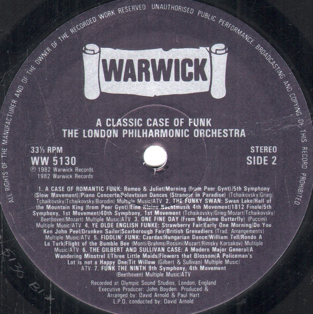 London Philharmonic Orchestra - A Classic Case Of Funk - Lp