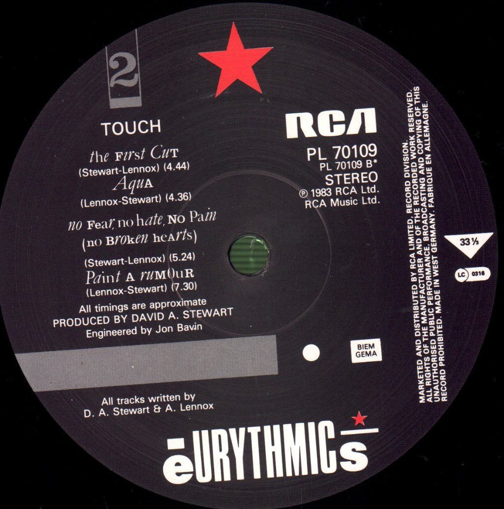 Eurythmics - Touch - Lp