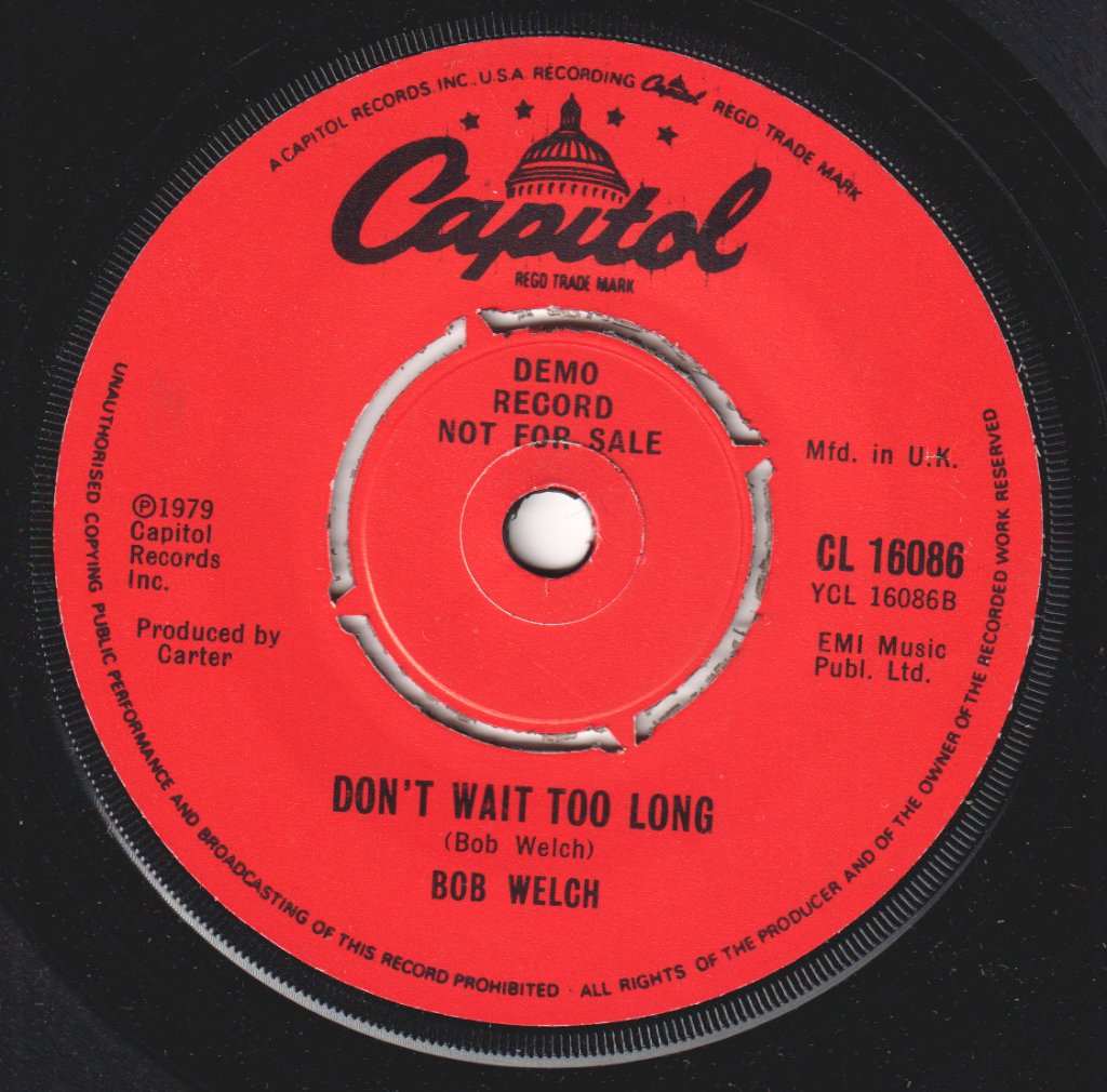Bob Welch - Church - 7 Inch