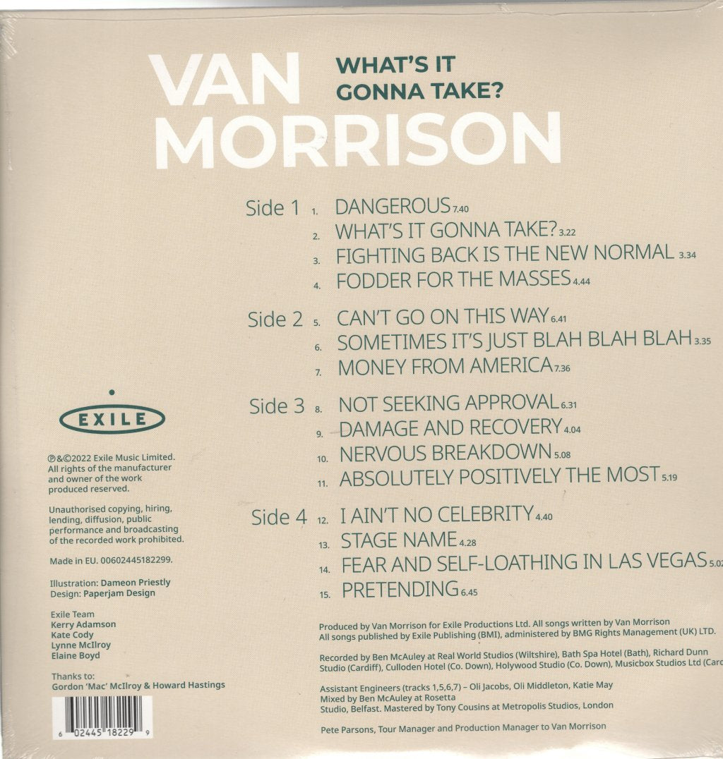 Van Morrison - What's It Gonna Take? - Double Lp