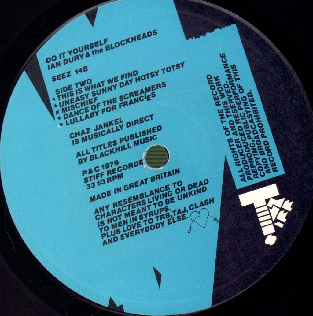 Ian Dury And The Blockheads - Do It Yourself - Lp