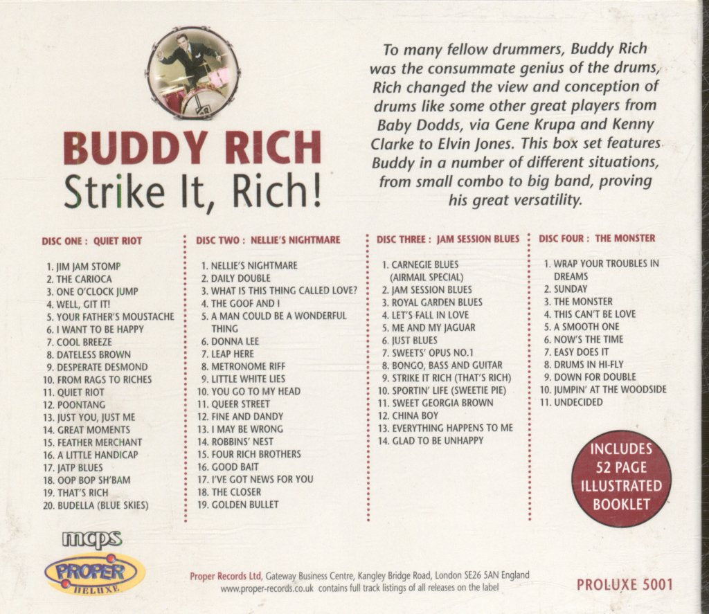 Buddy Rich - Strike It, Rich! - Cd Set