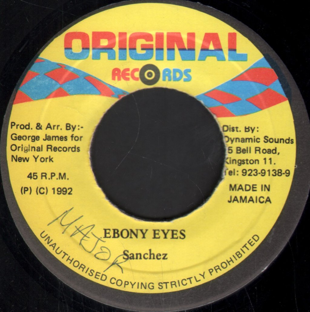 Sanchez - Ebony Eyes - 7 Inch