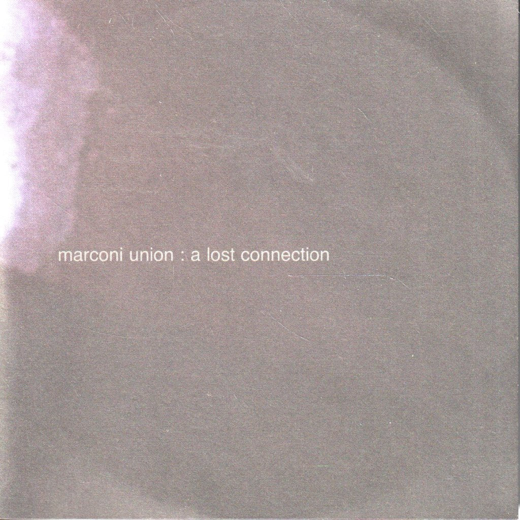Marconi Union - A Lost Connection - Cdr