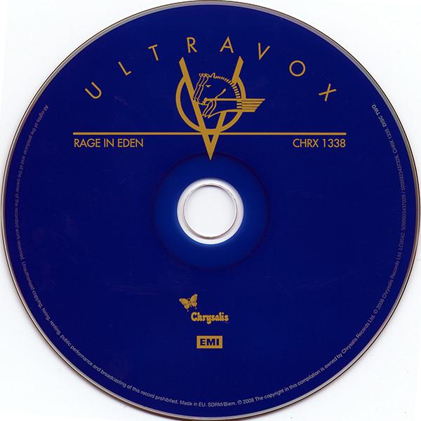 Ultravox - Rage In Eden - Cd