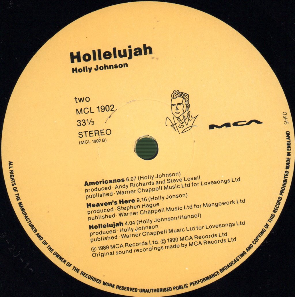Holly Johnson - Hollelujah (The Remix Album) - Lp