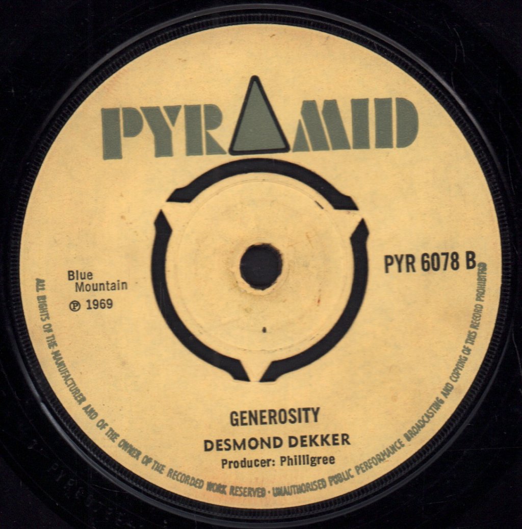 Desmond Dekker - Pickney Gal - 7 Inch
