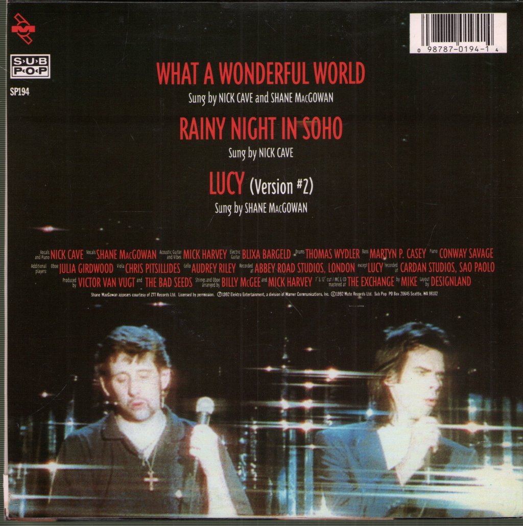 Nick Cave - What A Wonderful World - 7 Inch