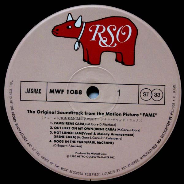 Various Artists - Fame (The Original Soundtrack From The Motion Picture) - Lp