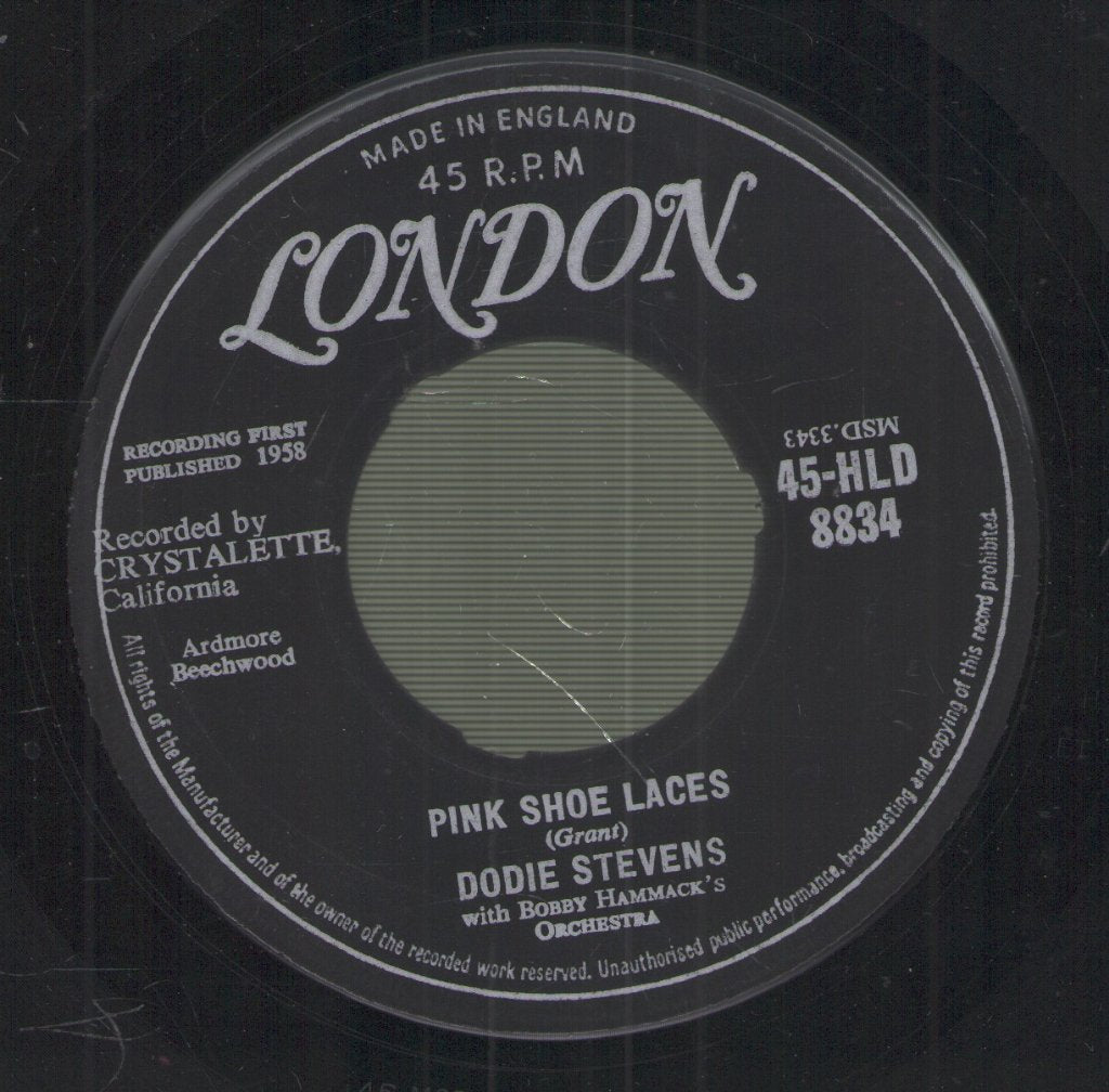 Dodie Stevens - Pink Shoe Laces - 7 Inch