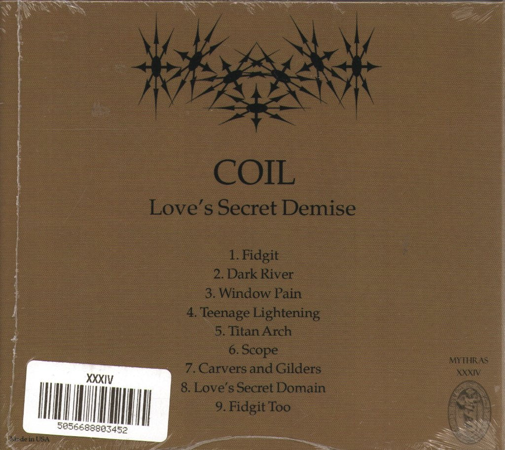Coil - Love's Secret Demise - Cd