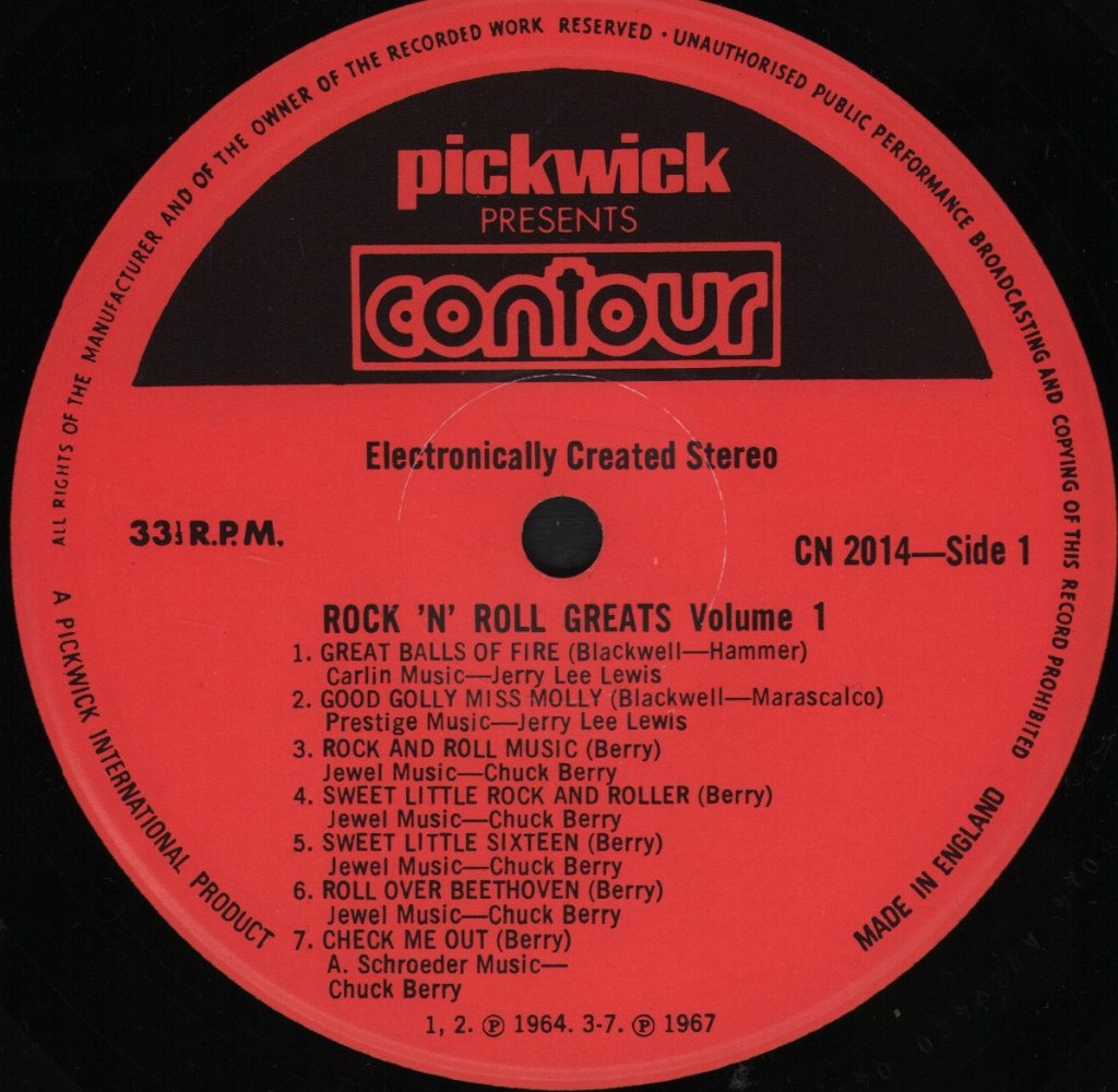 Various Artists - Rock N Roll Greats Vol 1 - Lp