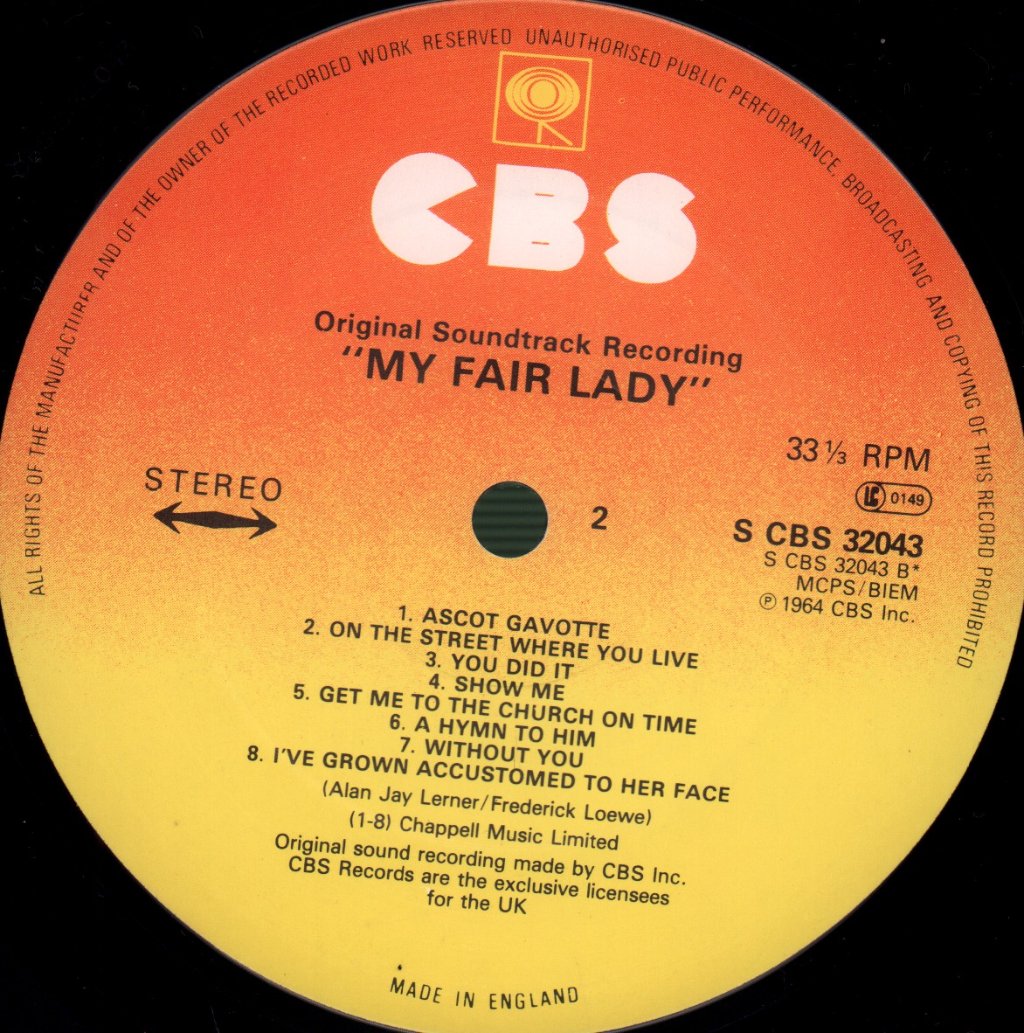 Various Artists - My Fair Lady (Original Soundtrack Recording) - Lp