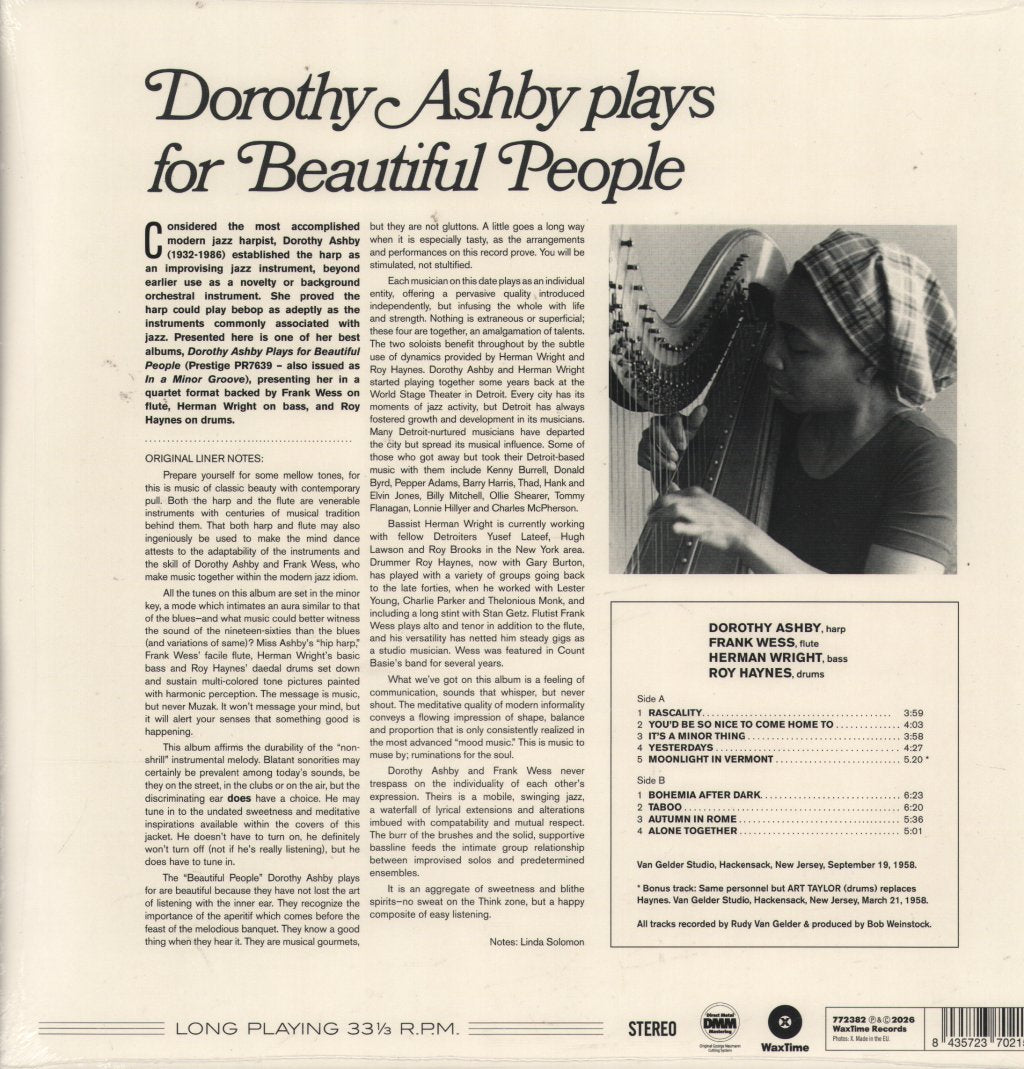 Dorothy Ashby - Dorothy Ashby Plays For Beautiful People - Lp