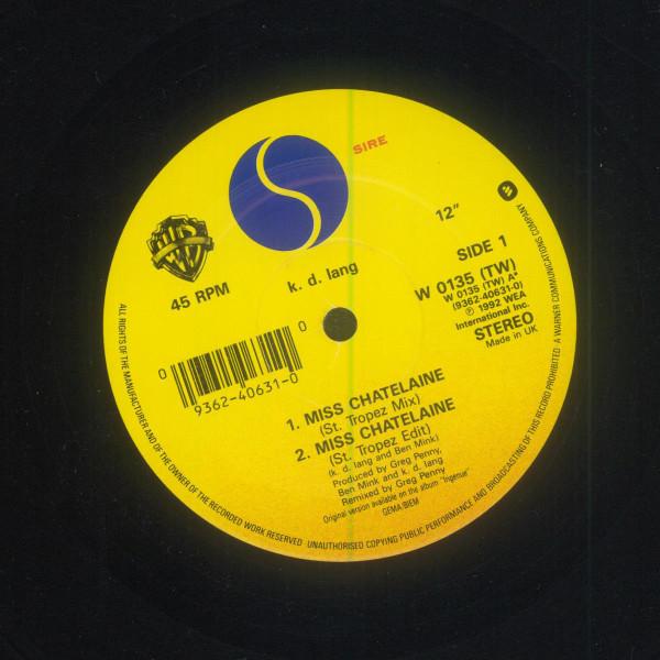 K.D. Lang - Miss Chatelaine - 12 Inch