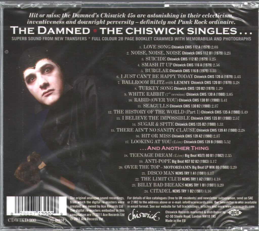 Damned - Chiswick Singles... And Another Thing - Cd