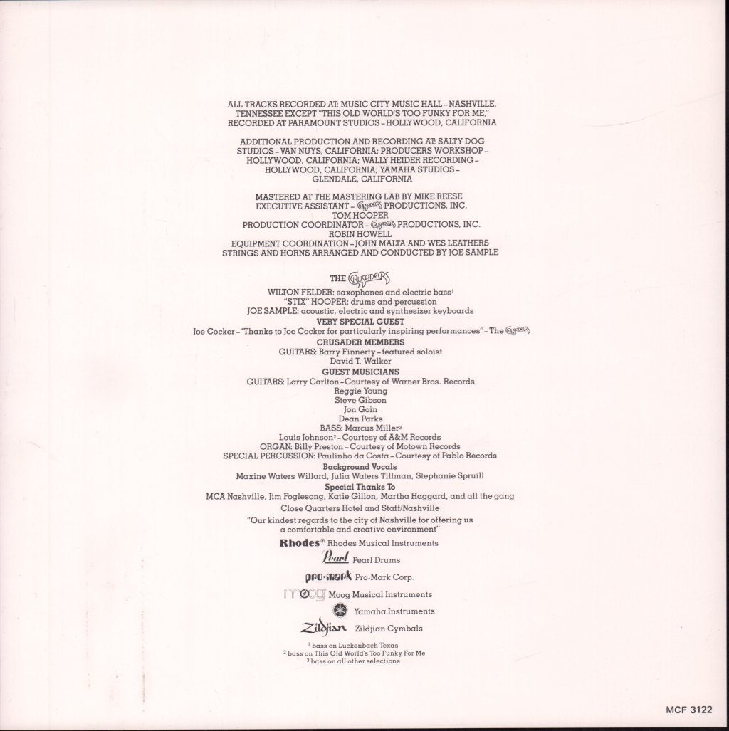 Crusaders - Standing Tall - Lp