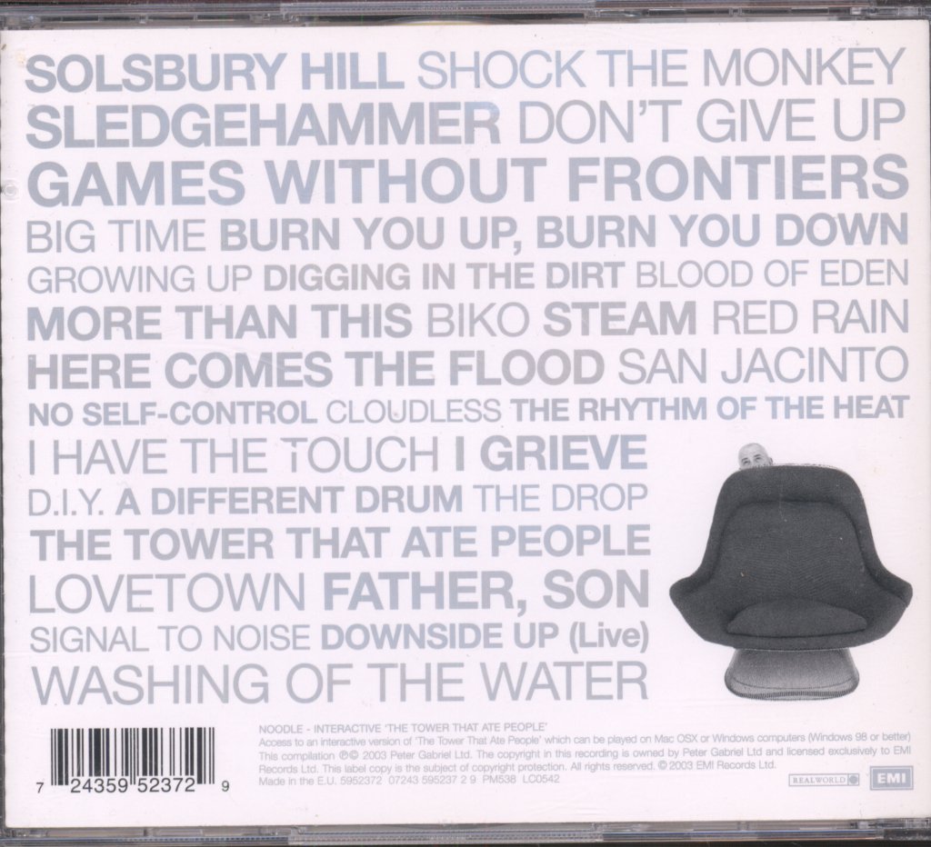 Peter Gabriel - Hit - Cd