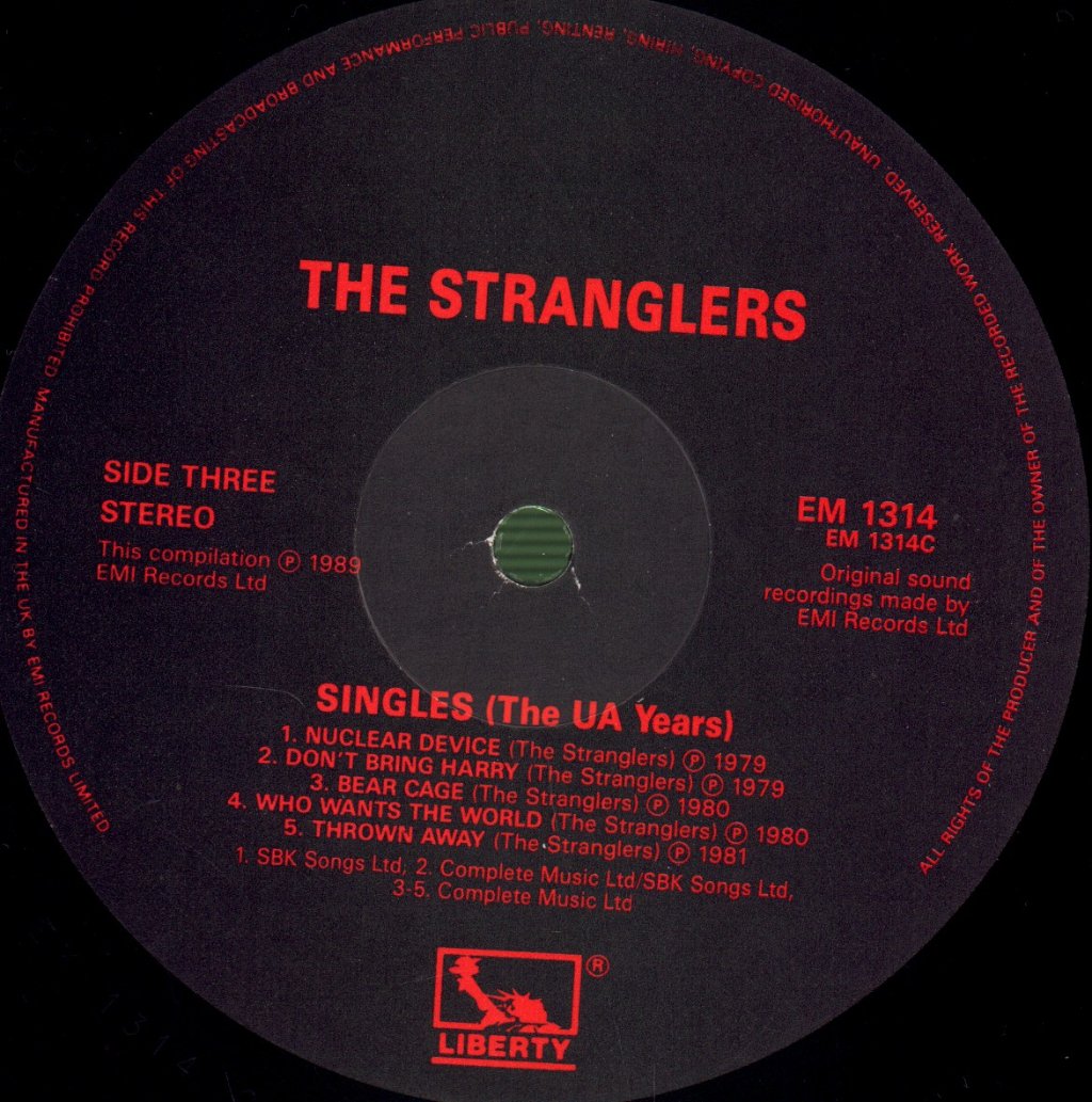Stranglers - Singles (The U.A. Years) - Double Lp