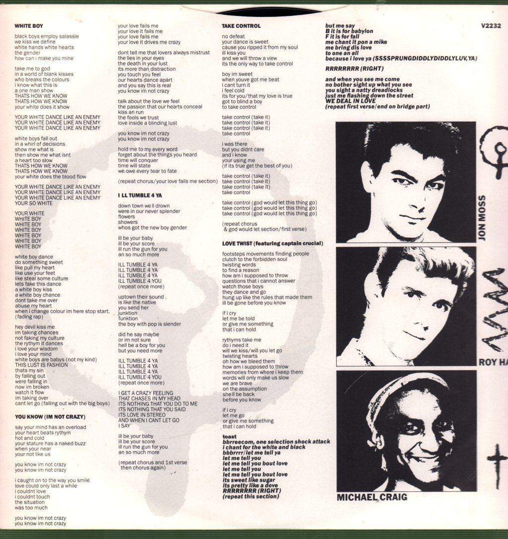 Culture Club - Kissing To Be Clever - Lp